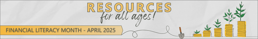 Financial Literacy Month April 2025 Website Banner